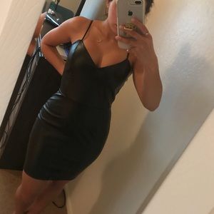 Fashion Nova Katara Leather dress!